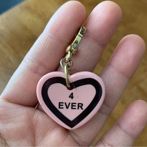 Retired Juicy Couture RARE "4 EVER" Pink & Black Heart
Collectible Charm